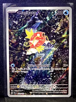 Pokemon TCG Magikarp 203/193 Paldea Evolved Illustration Rare Full Art Holo - Image 1