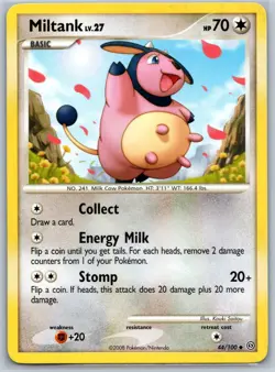 Miltank Stormfront 44/100 LP Pokemon Card - Image 1
