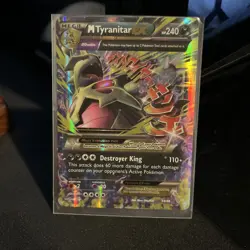 Pokemon TCG M Tyranitar EX Ultra Rare Ancient Origins 43/98 MP/LP SEE PICTURES - Image 1