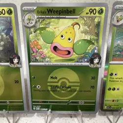 Pokemon TCG Erika's Bellsprout, Weepinbell, Victreebel Ascended Hero’s Card Lot - Image 3