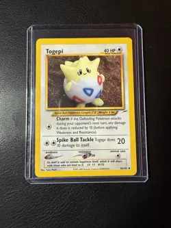2002 Pokemon - Togepi #56/105 - Neo Destiny Unlimited - Uncommon - NM - Image 2