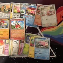 Pokemon Card bundle-Scarlet and Violet base- c/uc/r/ Holos - Image 3