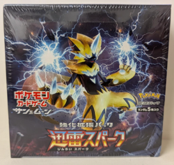 Pokemon Thunderclap Spark SM7a Booster Box Japanese Set New Sealed - Image 1