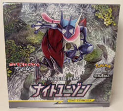 Pokemon Night Unison Tag Team GX SM9a Booster Box Japanese Set New Sealed - Image 1