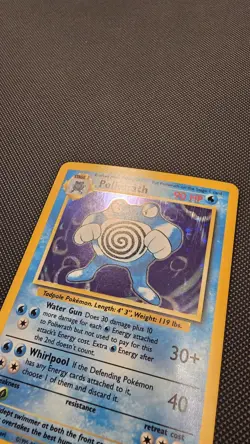 Poliwrath 13/102 Base Set Holo Rare Pokemon Card WOTC 1999 LP Vintage - Image 2