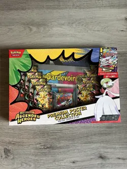 Pokemon TCG Ascended Heroes Premium Poster Collection Mega Gardevoir – Sealed - Image 1
