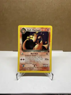 Dark Charizard 4/82 Holo Team Rocket Vintage Pokemon Card Rare - Image 1
