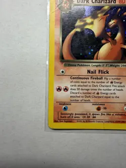 Dark Charizard 4/82 Holo Team Rocket Vintage Pokemon Card Rare - Image 4