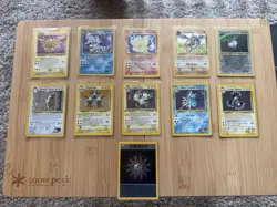 11 Vintage All Halo Pokemon Card Lot Ninetales Persian 1st Edition Magneton - Image 1