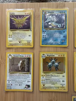 11 Vintage All Halo Pokemon Card Lot Ninetales Persian 1st Edition Magneton - Image 2