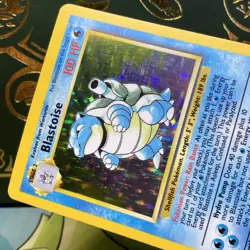 Blastoise 2/102 Base Set Holo Pokemon Card WOTC 1999 Vintage LP + - Image 4
