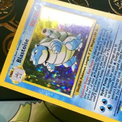 Blastoise 2/102 Base Set Holo Pokemon Card WOTC 1999 Vintage LP + - Image 5