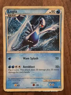 Pokemon TCG Lugia HGSS02 Black Star Promo Holo Rare - Heavily Played - Image 1