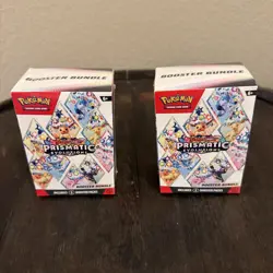 Lot of (2) Pokemon TCG Prismatic Evolutions Booster Bundles SEALED - Image 1