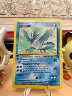 Pokemon Articuno 1st Edition Fossil NM 17/62 Regular - Image 1