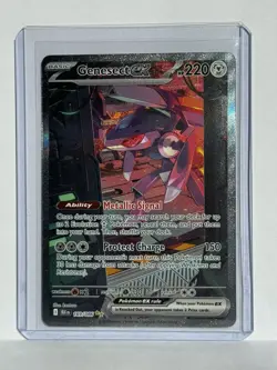 Pokemon TCG Genesect EX 169/086 Sv: Black Bolt Holo Card Sir Rare NM - Image 1