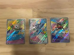 Pokemon TCG Litten Rowlet Popplio NM First Partner Illustration - Fast Shipping - Image 1