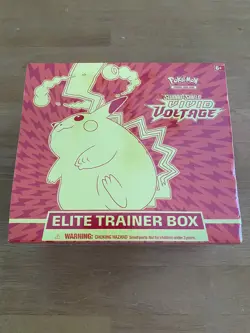 Pokemon TCG Sword & Shield Vivid Voltage ETB Elite Trainer Box - Sealed New Mint - Image 1