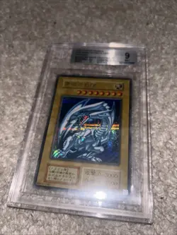 Blue Eyes White Dragon 25th Anniversary Japanese BGS 9 Yugioh - Image 1