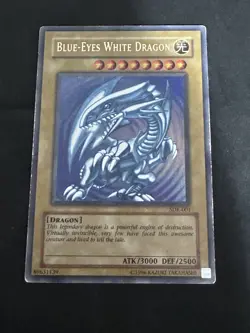 Yu-Gi-Oh! TCG Blue-Eyes White Dragon Kaiba SDK-001 Unlimited Ultra Rare - Image 1