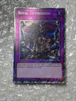 Yu-Gi-Oh! Royal Oppression Platinum Rare 1st Edition - Image 1