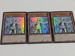 3x Ultra Rare Maiden of White Yugioh White Destiny SDWD - Image 1
