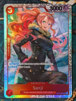 One Piece TCG Royal Blood Sanji OP10-005 SR English NM - Image 1