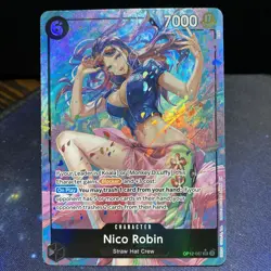 Nico Robin (Alt Art) OP12-087 SR Legacy of the Master ONE PIECE TCG English - Image 1