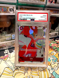 2023 UTA One Piece Card Game Gift Collection 2023 OP01 - 005 PSA 10 GEM MINT - Image 1