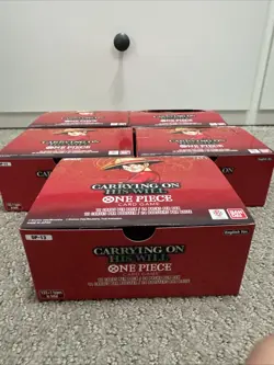 One Piece Carrying On His Will Booster Box OP-13 English *Empty* box only x5 - Image 2