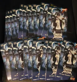 Union Arena Solo Leveling Sleeved Booster Pack English 17 packs lot - Image 1