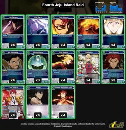 Union Arena Solo Leveling Fourth Jeju Island Raid Complete Deck - Image 1