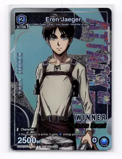 UNION ARENA EREN JAEGER WINNER RELEASE EVENT UEPR/AOT-1-026 - Image 1