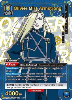 Olivier Mira Armstrong Alternate Art Foil - UE09BT/FMA-1-060 NM - Union Arena - Image 1