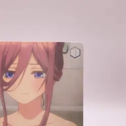 Miku Nakano Quintessential Quintuplets Weiss Schwarz Japanese TCG 140 PR C63 - Image 3