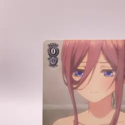 Miku Nakano Quintessential Quintuplets Weiss Schwarz Japanese TCG 140 PR C63 - Image 4