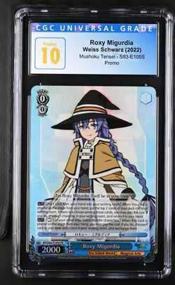 2022 Weiss Schwarz Mushoku Tensei Roxy Migurdia PR CGC PRISTINE 10 TCG Card - Image 1