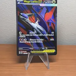 Mega Latias EX 163/132 Mega Evolutions English Pokemon Card - Near Mint - Image 1