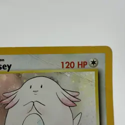 Pokemon Base Set 2 Chansey Holo Rare DAMAGED 3/130 WOTC Vintage Card - Image 2