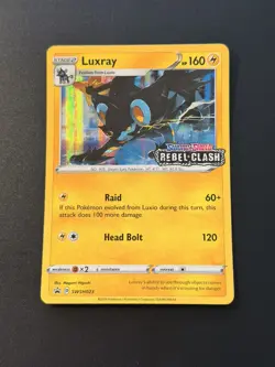 Luxray - SWSH023 - PreRelease Pokemon Promo Sword & Shield Ultra Rare Card NM - Image 1
