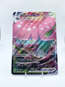 Venusaur VMAX SWSH102 JUMBO OVERSIZED Black Star Promo Pokemon Card - Image 1