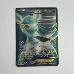 Pokemon Glaceon EX Full Art Ultra Rare Holo Fates Collide 116/124 170HP Card - Image 1