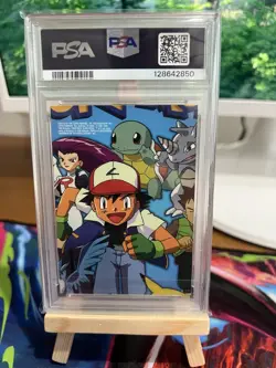 1999 TOPPS POKEMON SER 1 CHARACTER CARDS #TV9 JESSE PSA 9 - Image 2