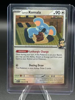 Larry's Komala (Cosmos Holo) 175/217 ME: Ascended Heroes Promo Pokemon Card - Image 1