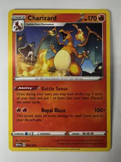 Charizard 001/015 Pokemon Card Preloved Stage 2 - Image 1