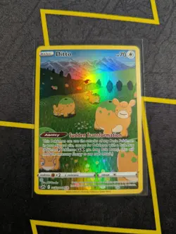 Pokemon TCG Ditto Crown Zenith Galarian Gallery Holo Ultra Rare Card GG22/GG70 - Image 1