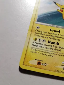 PROMO Pikachu 15/17 LP - POP SERIES 9 Pokemon Card - Midori Harada Art - Image 3