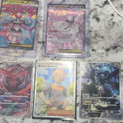 Pokemon TCG Arboliva EX Gardevoir EX Brock's Scouting Holo Lot 7 Cards - Image 2