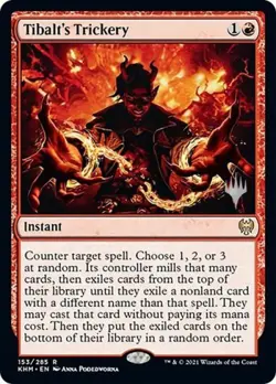 MTG English Tibalt's Trickery NM Foil Promo Pack: Kaldheim - Image 1