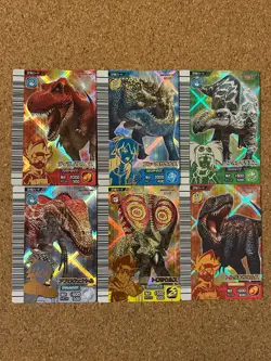 DINOSAUR KING Holo Foil card anime card 6set - Image 1